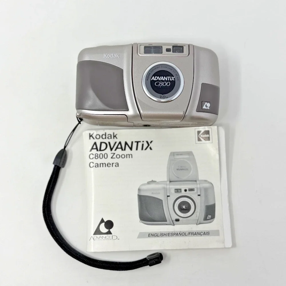 Kodak Advantix C800 Zoom APS Film Camera w/ Manual Untested As Is
